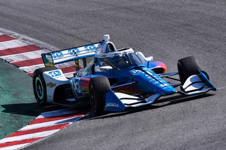 MCLAUGHLIN MISTAKE COSTLY AT LAGUNA SECA